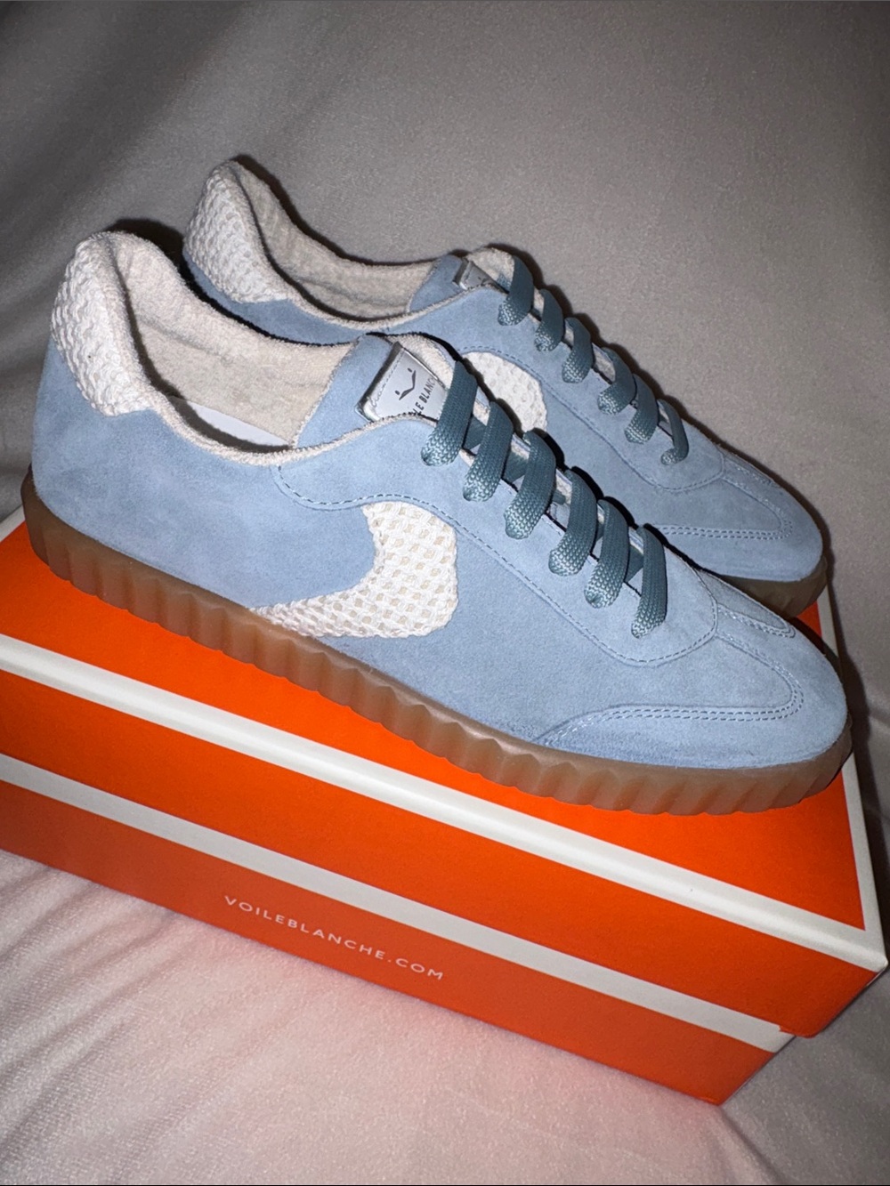 NWT VOILE BLANCHE INES Sneaker in Cloud Grey - Picture 10 of 15